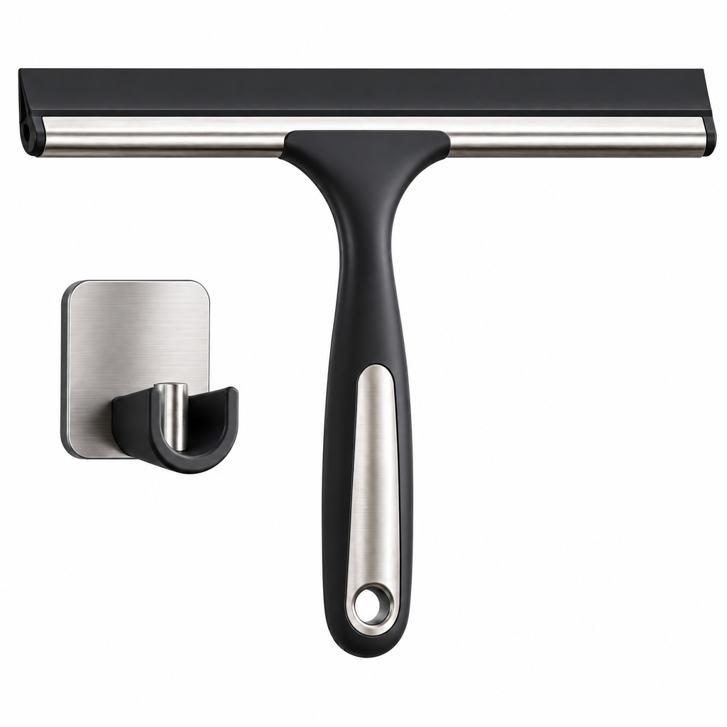 Tjuiy™ Stainless Steel Shower Squeegee with Wall Hook product view